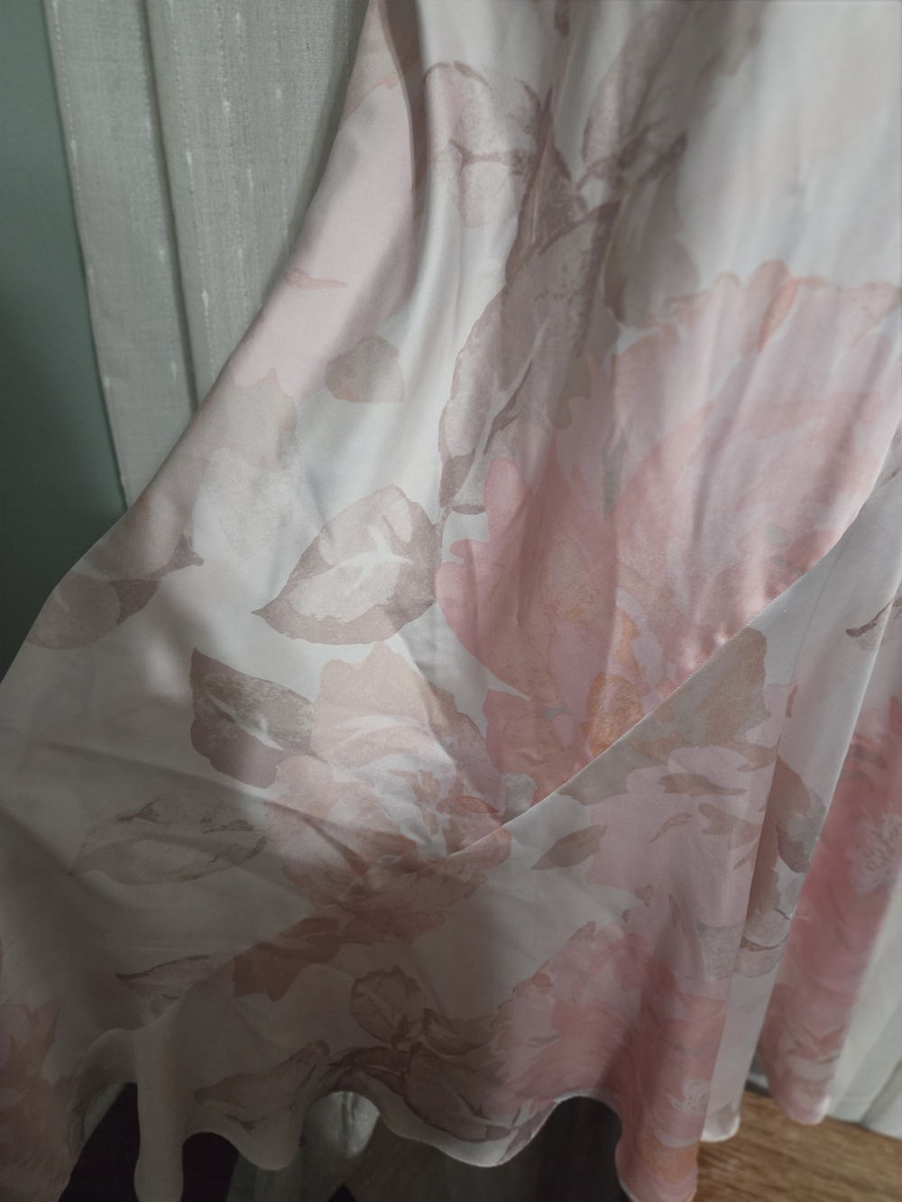 Victoria's Secret Pink Satin Slip Gown with Adjustable Straps - Picture 3 of 7